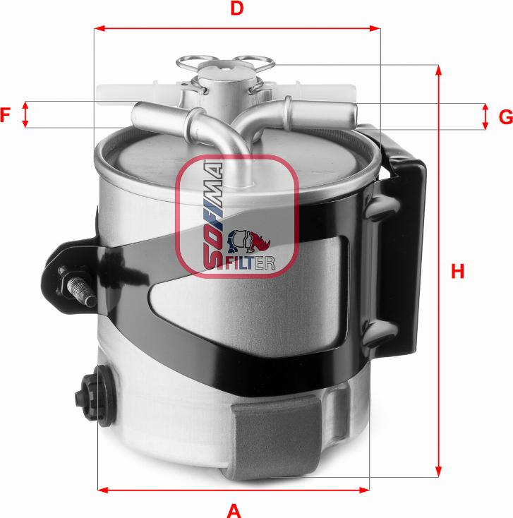 Sofima S 5430 GC - Filtru combustibil aaoparts.ro