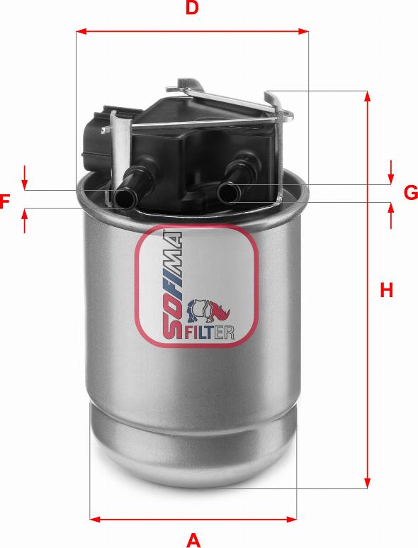 Sofima S 5517 GC - Filtru combustibil aaoparts.ro