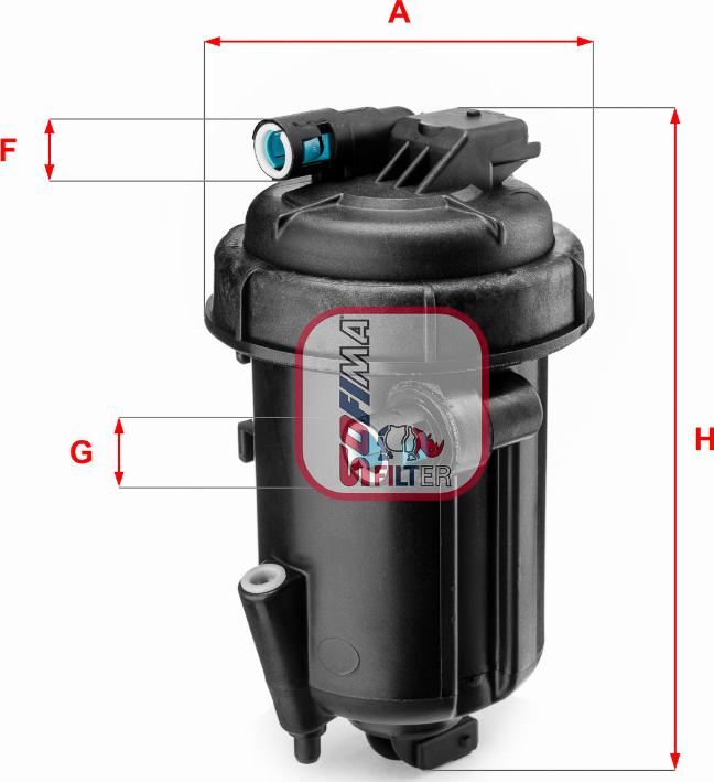 Sofima S 5163 GC - Filtru combustibil aaoparts.ro