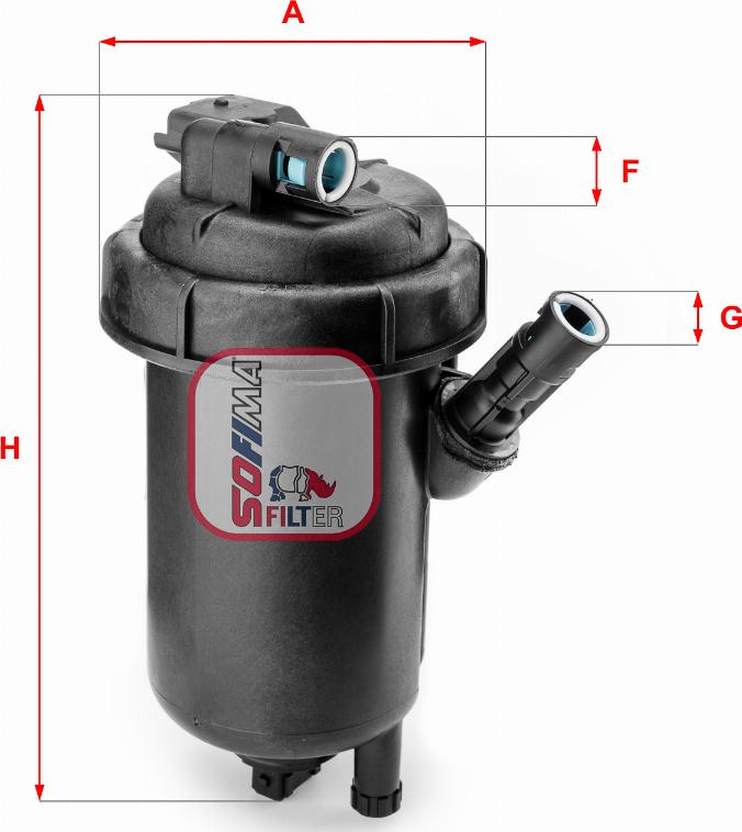 Sofima S 5120 GC - Filtru combustibil aaoparts.ro