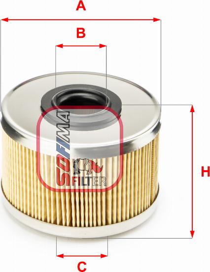 Sofima S 6686 N - Filtru combustibil aaoparts.ro