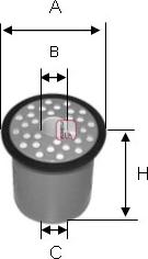 Sofima S 0912 NC - Filtru combustibil aaoparts.ro