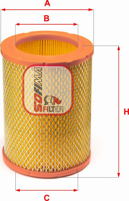 Sofima S 0680 A - Filtru aer aaoparts.ro