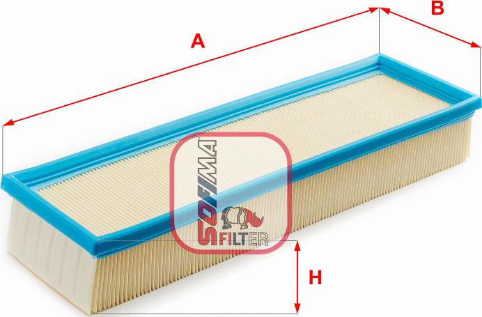 Sofima S 0630 A - Filtru aer aaoparts.ro