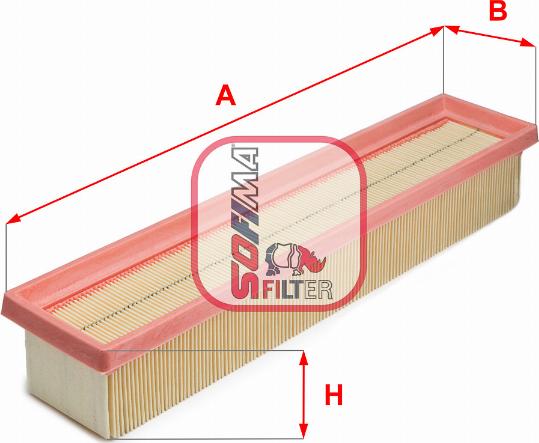 Sofima S 1412 A - Filtru aer aaoparts.ro