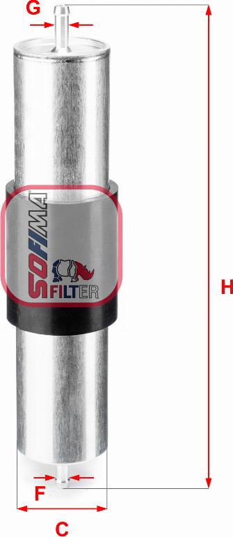 Sofima S 1569 B - Filtru combustibil aaoparts.ro