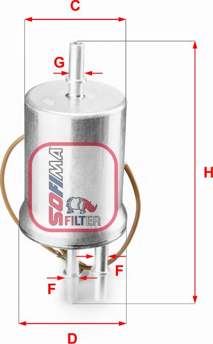 Sofima S 1853 B - Filtru combustibil aaoparts.ro