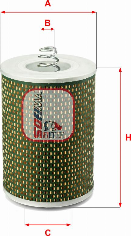 Sofima S 8260 PO - Filtru ulei aaoparts.ro
