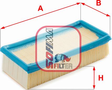 Sofima S 8710 A - Filtru aer aaoparts.ro