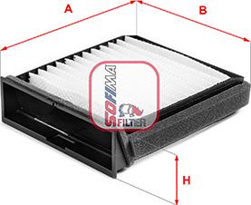 Sofima S 3404 C - Filtru, aer habitaclu aaoparts.ro