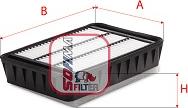 Sofima S 3539 A - Filtru aer aaoparts.ro