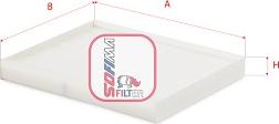 Sofima S 3524 C - Filtru, aer habitaclu aaoparts.ro