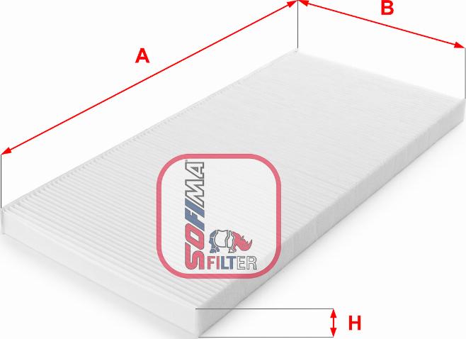 Sofima S 3078 C - Filtru, aer habitaclu aaoparts.ro