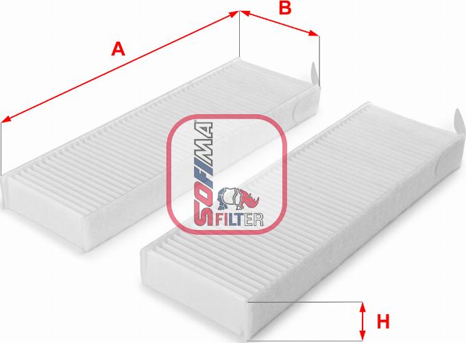 Sofima S 3154 C - Filtru, aer habitaclu aaoparts.ro