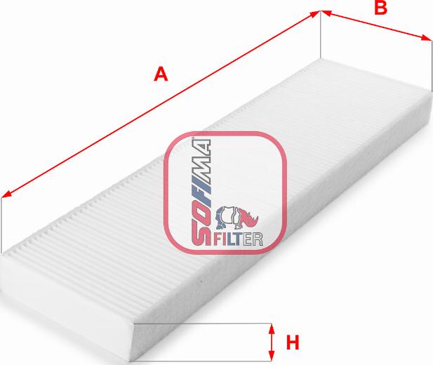 Sofima S 3156 C - Filtru, aer habitaclu aaoparts.ro