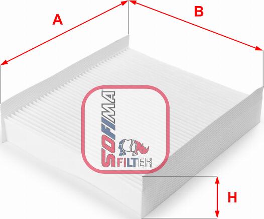 Sofima S 3157 C - Filtru, aer habitaclu aaoparts.ro