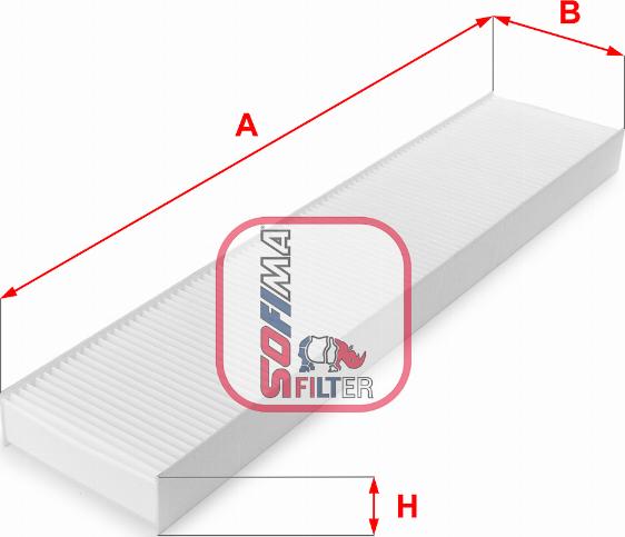 Sofima S 3162 C - Filtru, aer habitaclu aaoparts.ro