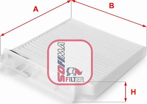 Sofima S 3104 C - Filtru, aer habitaclu aaoparts.ro