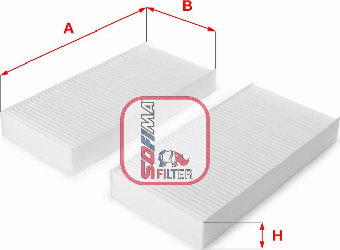 Sofima S 3108 C - Filtru, aer habitaclu aaoparts.ro