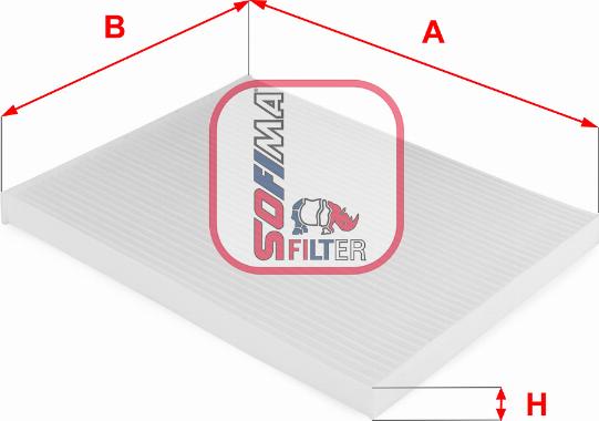 Sofima S 3124 C - Filtru, aer habitaclu aaoparts.ro