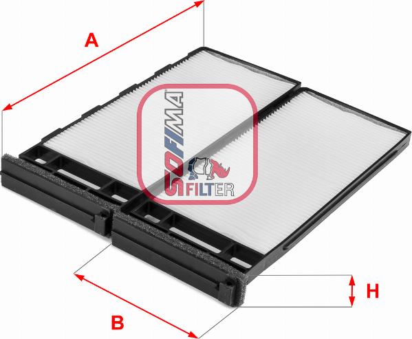 Sofima S 3258 C - Filtru, aer habitaclu aaoparts.ro