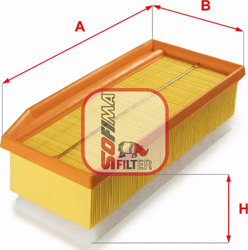 Sofima S 3A16 A - Filtru aer aaoparts.ro