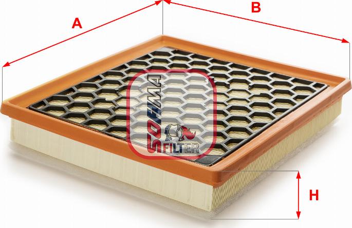 Sofima S 3A23 A - Filtru aer aaoparts.ro