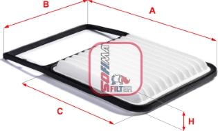 Sofima S 3B71 A - Filtru aer aaoparts.ro