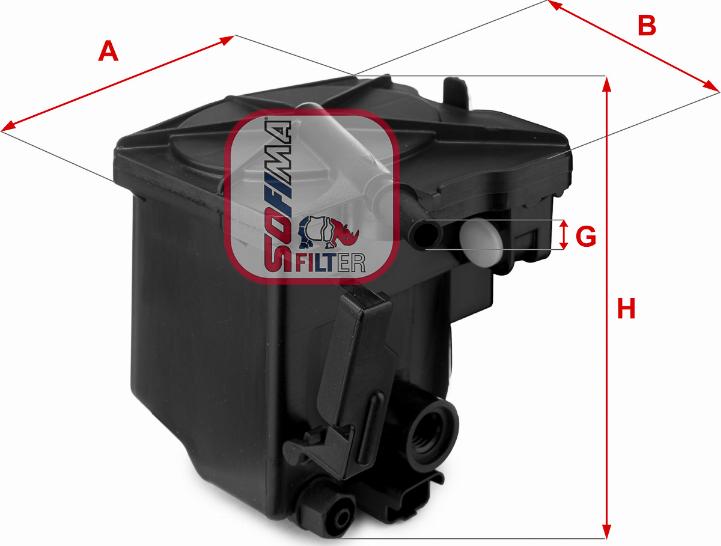 Sofima S 7420 NR - Filtru combustibil aaoparts.ro