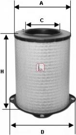 Sampa SA25189 - Filtru aer aaoparts.ro