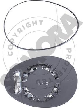 Somora 040156G - Sticla oglinda, oglinda retrovizoare exterioara aaoparts.ro