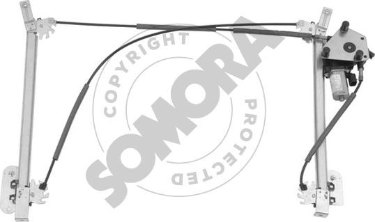 Somora 040158 - Mecanism actionare geam aaoparts.ro