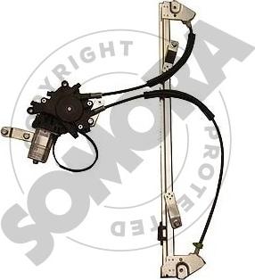 Somora 085057 - Mecanism actionare geam aaoparts.ro