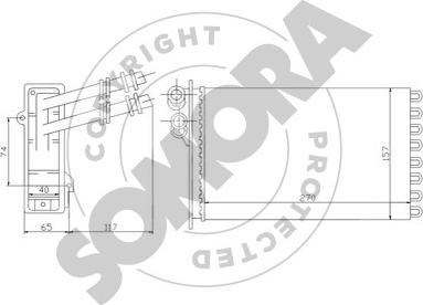 Somora 350950 - Schimbator caldura, incalzire habitaclu aaoparts.ro