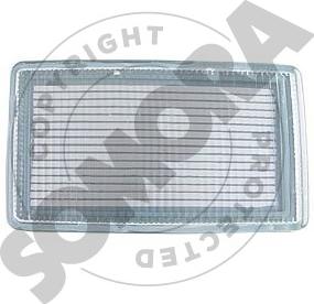 Somora 350811B - Acoperire, faruri ceata aaoparts.ro