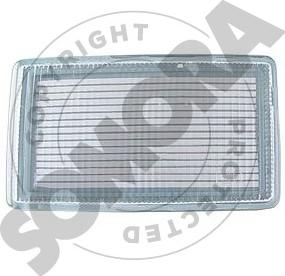 Somora 350812B - Acoperire, faruri ceata aaoparts.ro