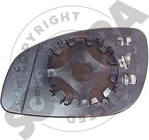 Somora 210655G - Sticla oglinda, oglinda retrovizoare exterioara aaoparts.ro