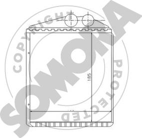 Somora 210650 - Schimbator caldura, incalzire habitaclu aaoparts.ro