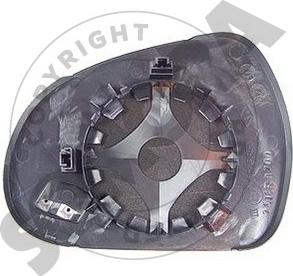 Somora 221555G - Sticla oglinda, oglinda retrovizoare exterioara aaoparts.ro