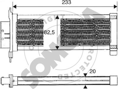 Somora 221550A - Schimbator caldura, incalzire habitaclu aaoparts.ro