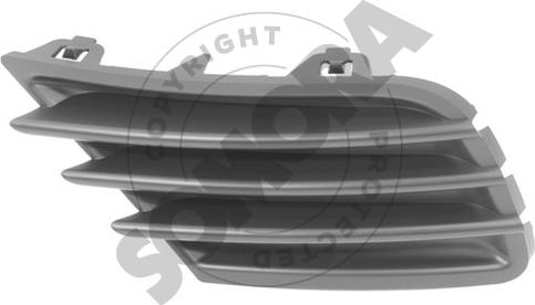 Somora 221526BR - Grila ventilatie, bara protectie aaoparts.ro