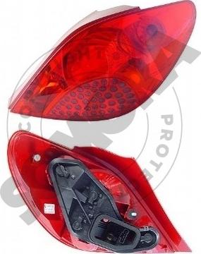 Somora 221571V - Lampa spate aaoparts.ro