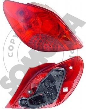 Somora 221572V - Lampa spate aaoparts.ro