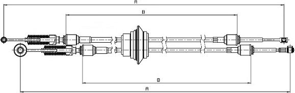 SONOVA CC00272 - Cablu,transmisie manuala aaoparts.ro