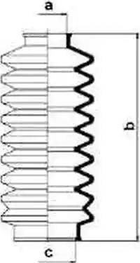 Spidan 83561 - Burduf cauciuc, directie aaoparts.ro