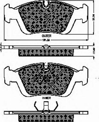 Spidan 30946 - Set placute frana,frana disc aaoparts.ro