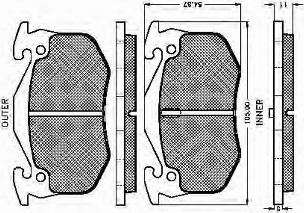 Spidan 30975 - Set placute frana,frana disc aaoparts.ro