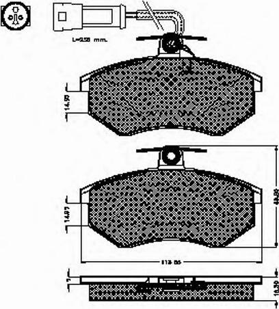 Spidan 31019 - Set placute frana,frana disc aaoparts.ro