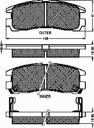 Spidan 31712 - Set placute frana,frana disc aaoparts.ro