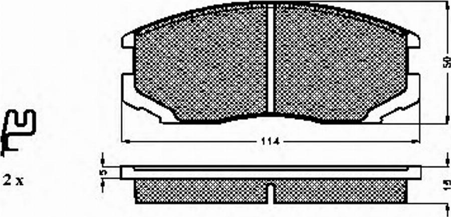Spidan 32242 - Set placute frana,frana disc aaoparts.ro